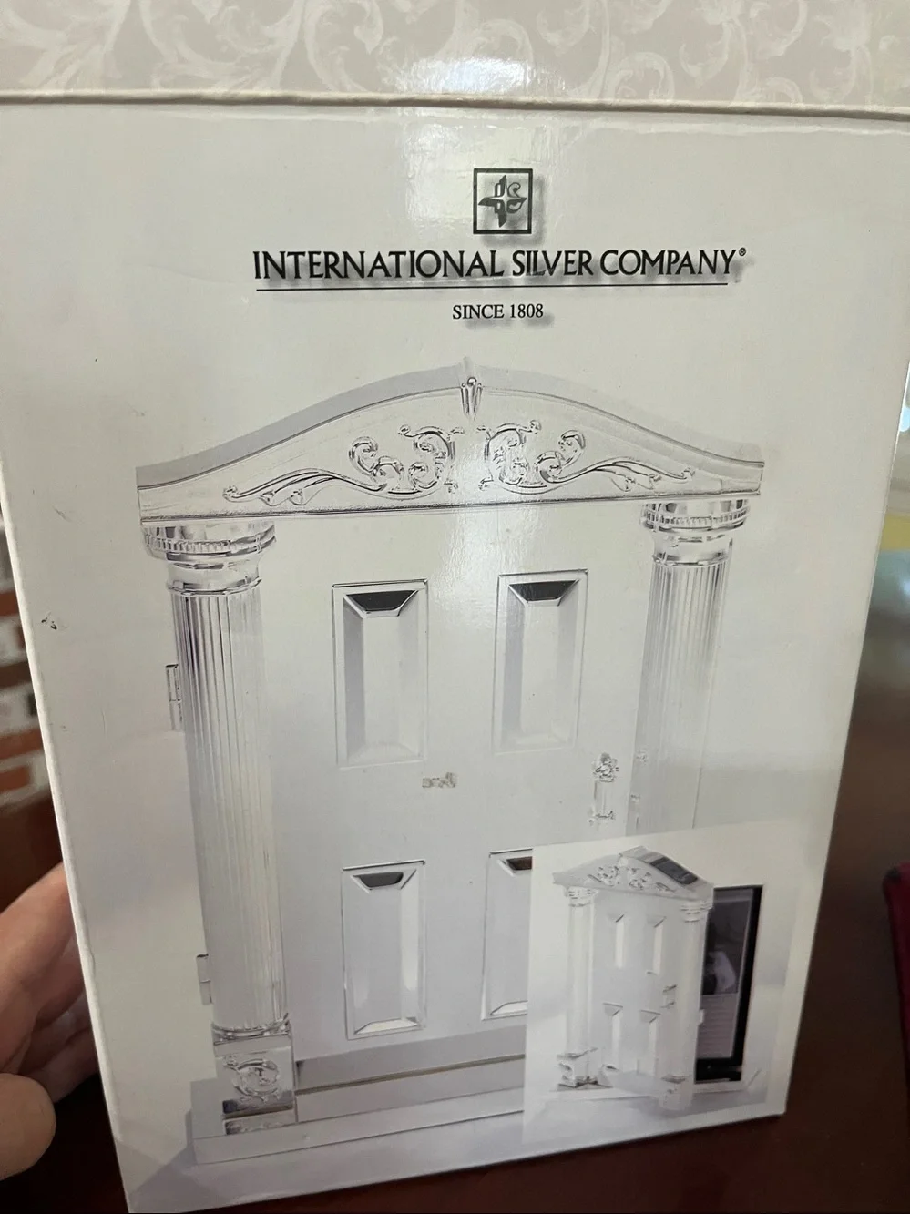 INTERNATIONAL Silver Company Vintage Door Shaped Photo Album Book NIB